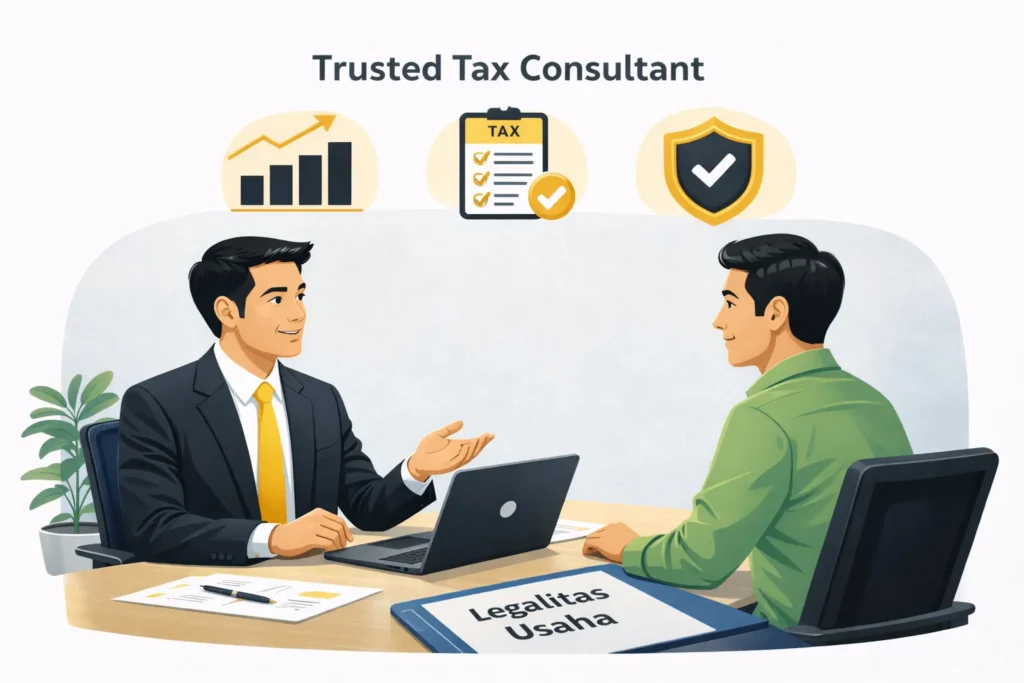 konsultan pajak Tangerang terpercaya profesional meeting dengan klien
