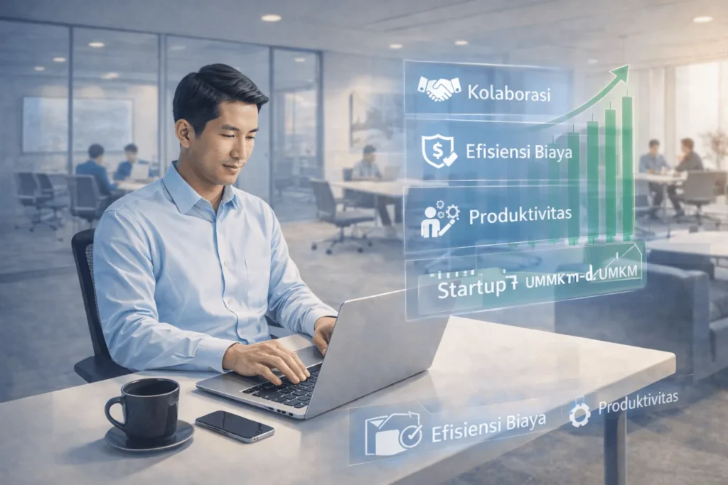 manfaat coworking space untuk startup dan UMKM di lingkungan profesional