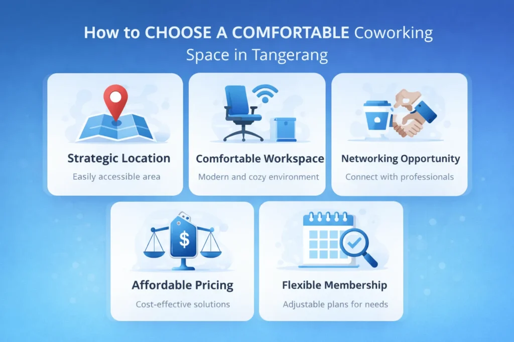 Cara memilih coworking space yang nyaman di Tangerang
