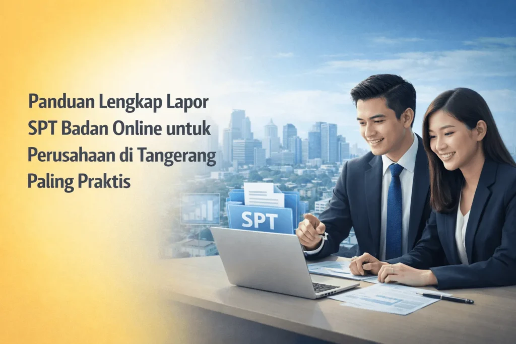 panduan lengkap lapor SPT badan online untuk perusahaan di Tangerang