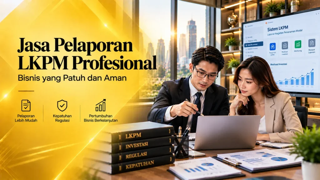 Jasa Pelaporan LKPM profesional untuk kegiatan penanaman modal